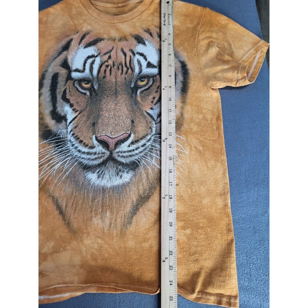 3D Tees by THE MOUNTAIN 2011 Jeremy Paul Tiger Tie Dye Graphic T Shirt Small - Picture 6 of 7